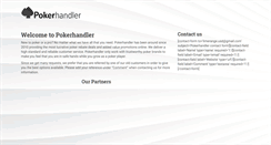 Desktop Screenshot of pokerhandler.com